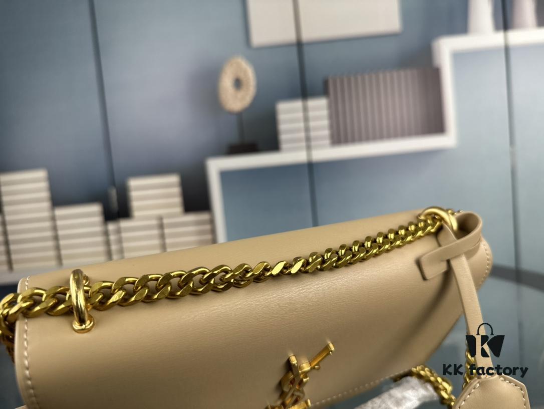 New Arrival with Box YSL Sunset Chain Bag, Smooth Fine Grain Calfskin