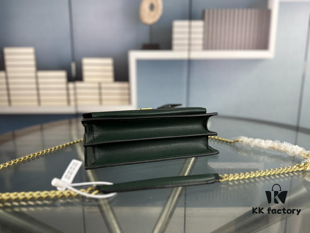 New Arrival with Box 💰 YSL Sunset Chain Bag, Smooth Fine Grain Calfskin