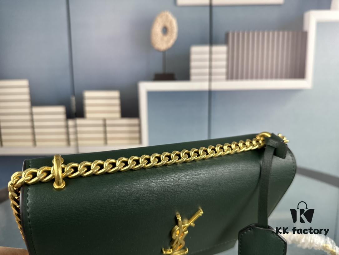 New Arrival with Box 💰 YSL Sunset Chain Bag, Smooth Fine Grain Calfskin