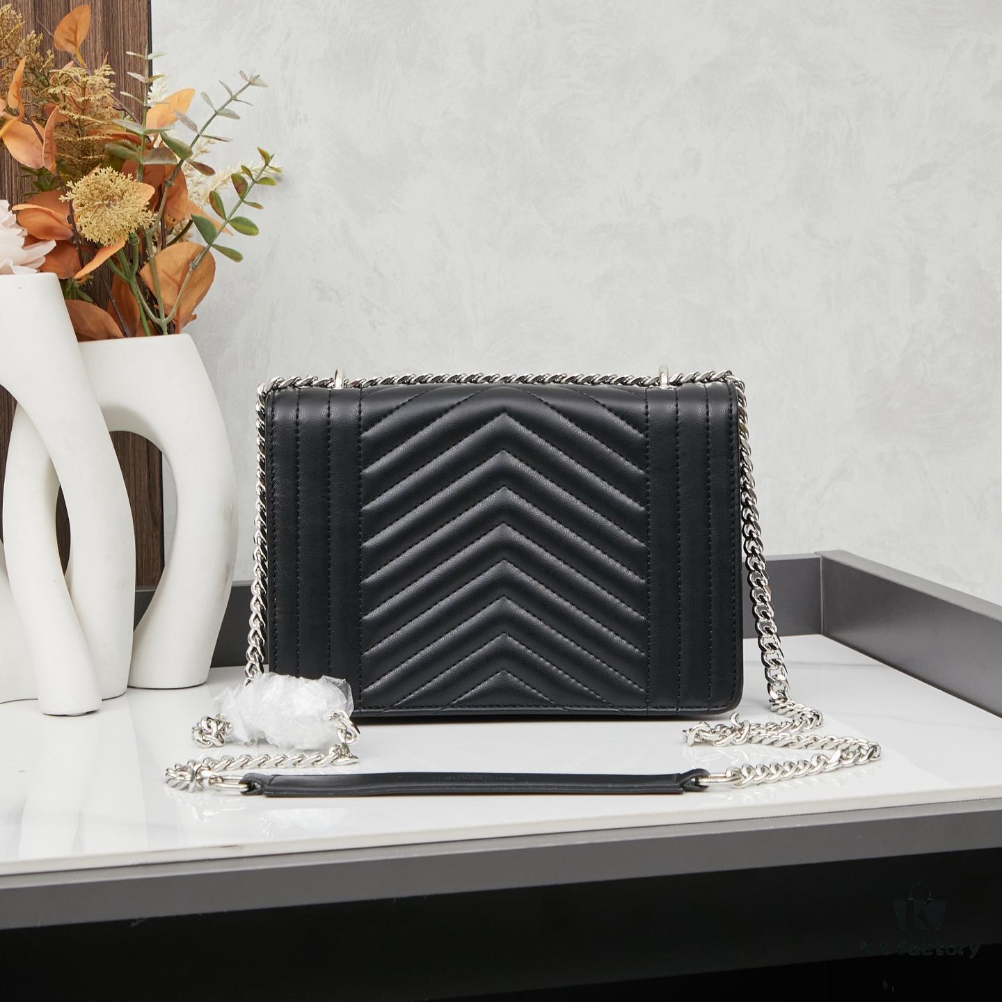 New Arrival with Box 💰 YSL LE MAILLON Quilted Lambskin Chain Bag