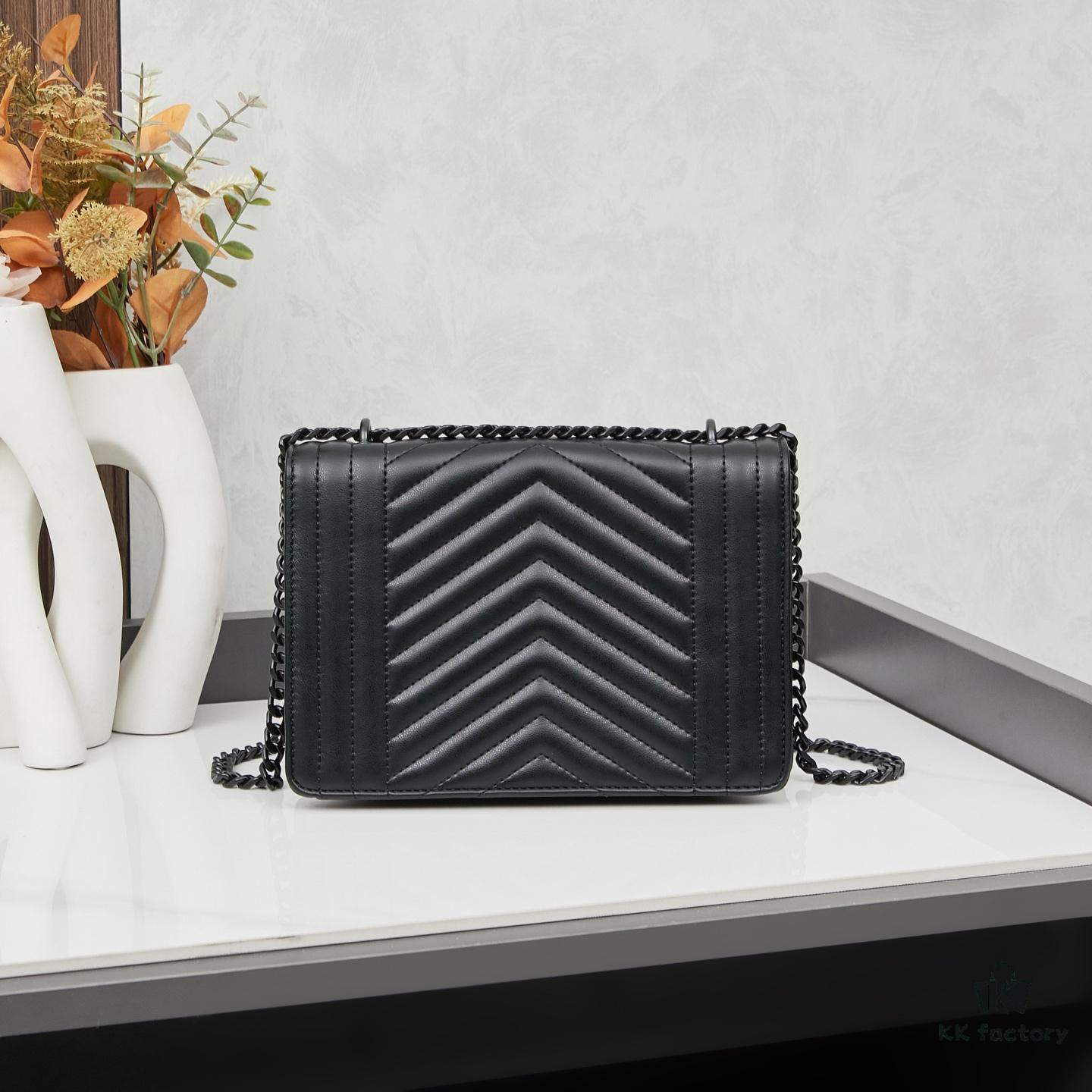 New Arrival with Box 💰 YSL LE MAILLON Quilted Lambskin Chain Bag