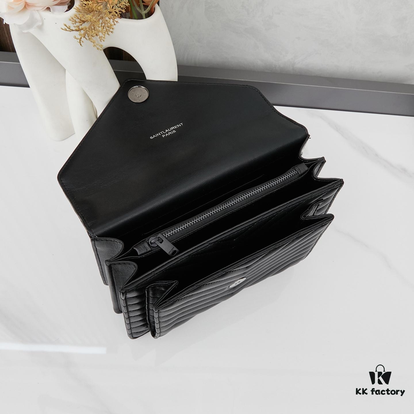 New Arrival with Box 💰 YSL LE MAILLON Quilted Lambskin Chain Bag