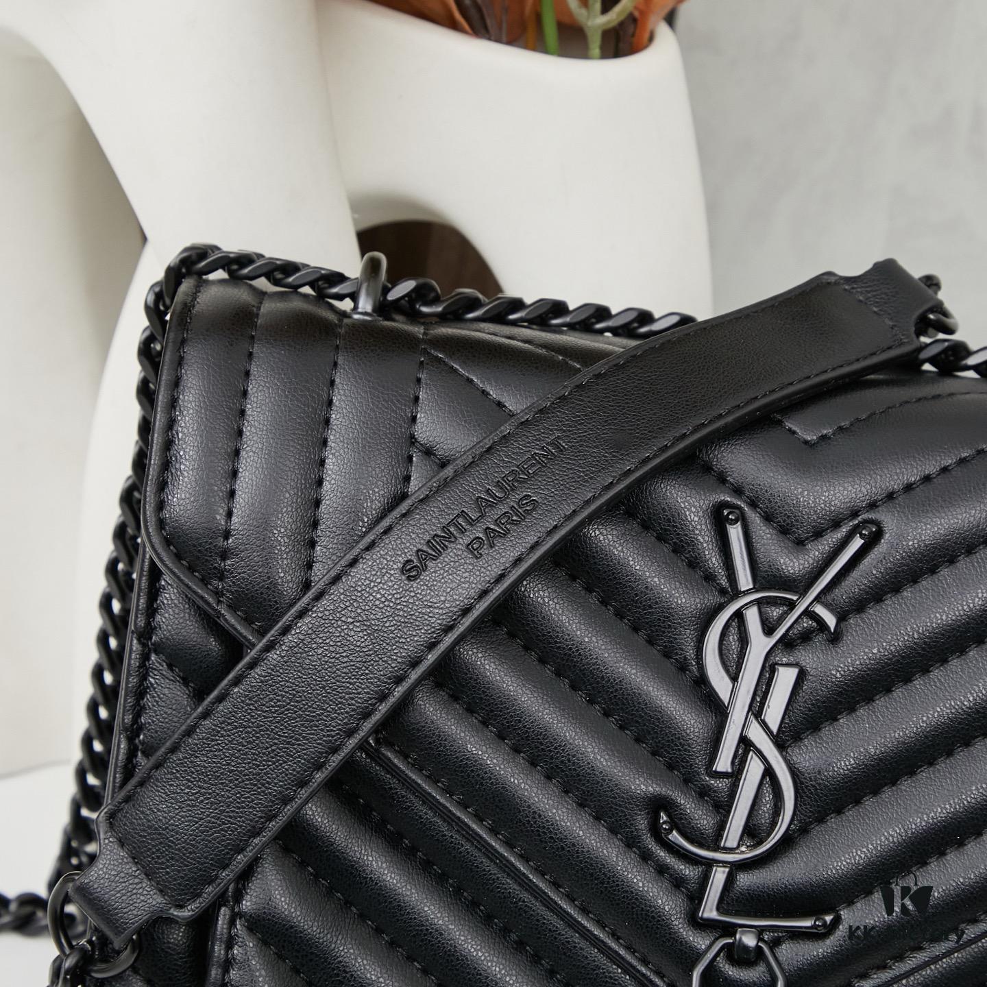 New Arrival with Box 💰 YSL LE MAILLON Quilted Lambskin Chain Bag