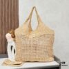 New Large YSL Raffia ICARE Bag with Mini Compartment