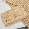 New Arrival Small YSL Icare Raffia Bag with Mini Pouch