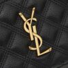 New Arrival with Box 💰 YSL Saint Laurent GABY Black Quilted Lambskin Women's Zip Clutch Bag Chain Bag Shoulder Bag