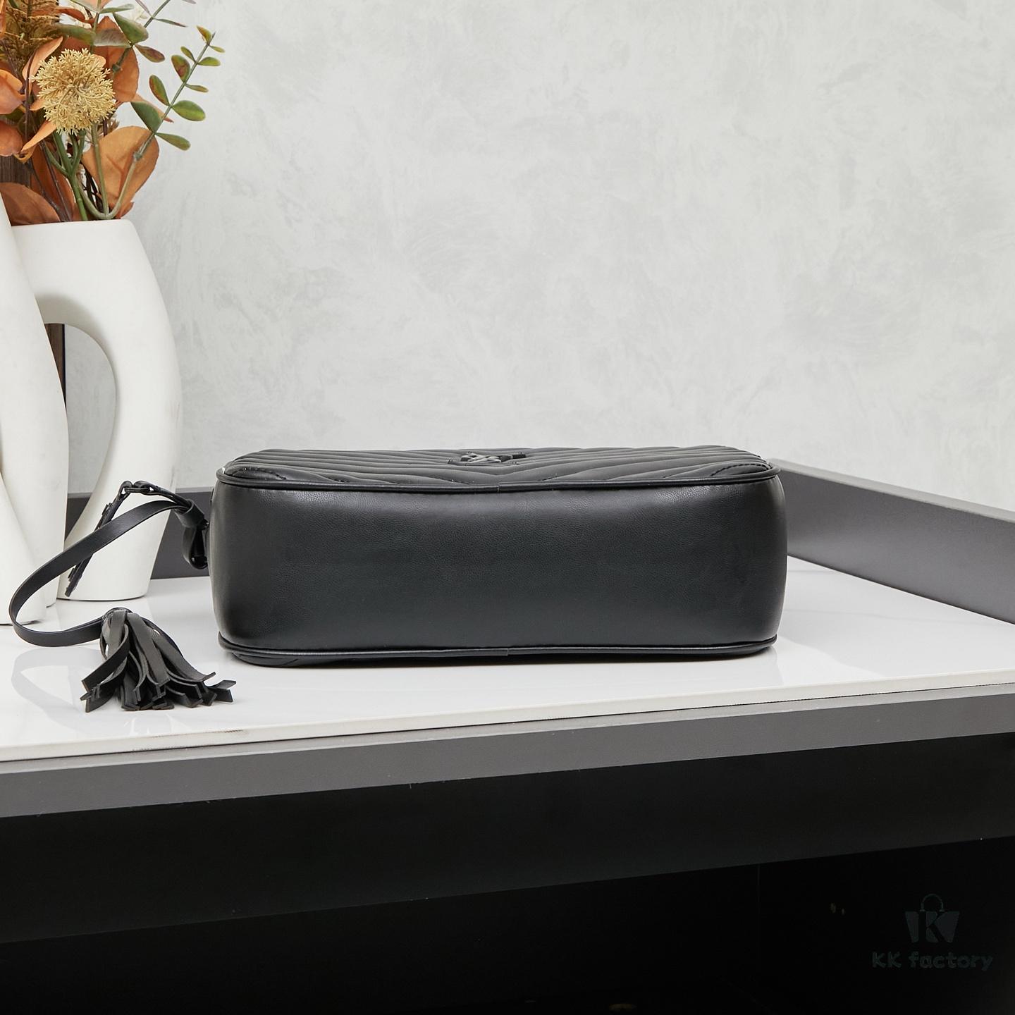 Upgraded Version 💰 Box Included Bestseller Outbound 🔝🔝🗣🗣‼️ LOU Quilted Genuine Leather Camera Bag MONOGRAM SAINT LAURENT Shoulder Bag