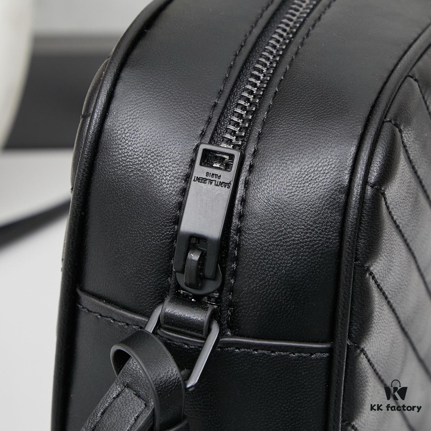 Upgraded Version 💰 Box Included Bestseller Outbound 🔝🔝🗣🗣‼️ LOU Quilted Genuine Leather Camera Bag MONOGRAM SAINT LAURENT Shoulder Bag