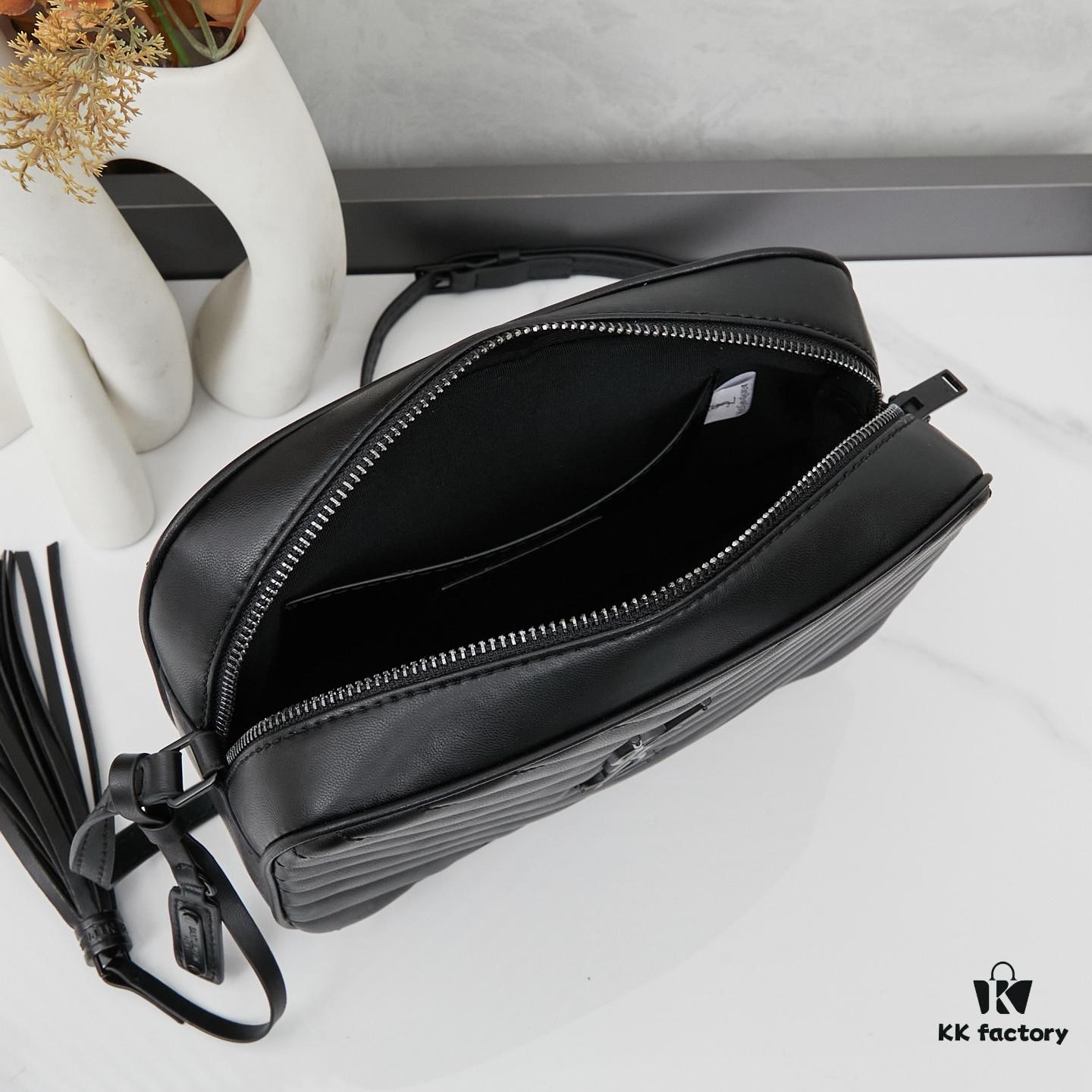 Upgraded Version 💰 Box Included Bestseller Outbound 🔝🔝🗣🗣‼️ LOU Quilted Genuine Leather Camera Bag MONOGRAM SAINT LAURENT Shoulder Bag