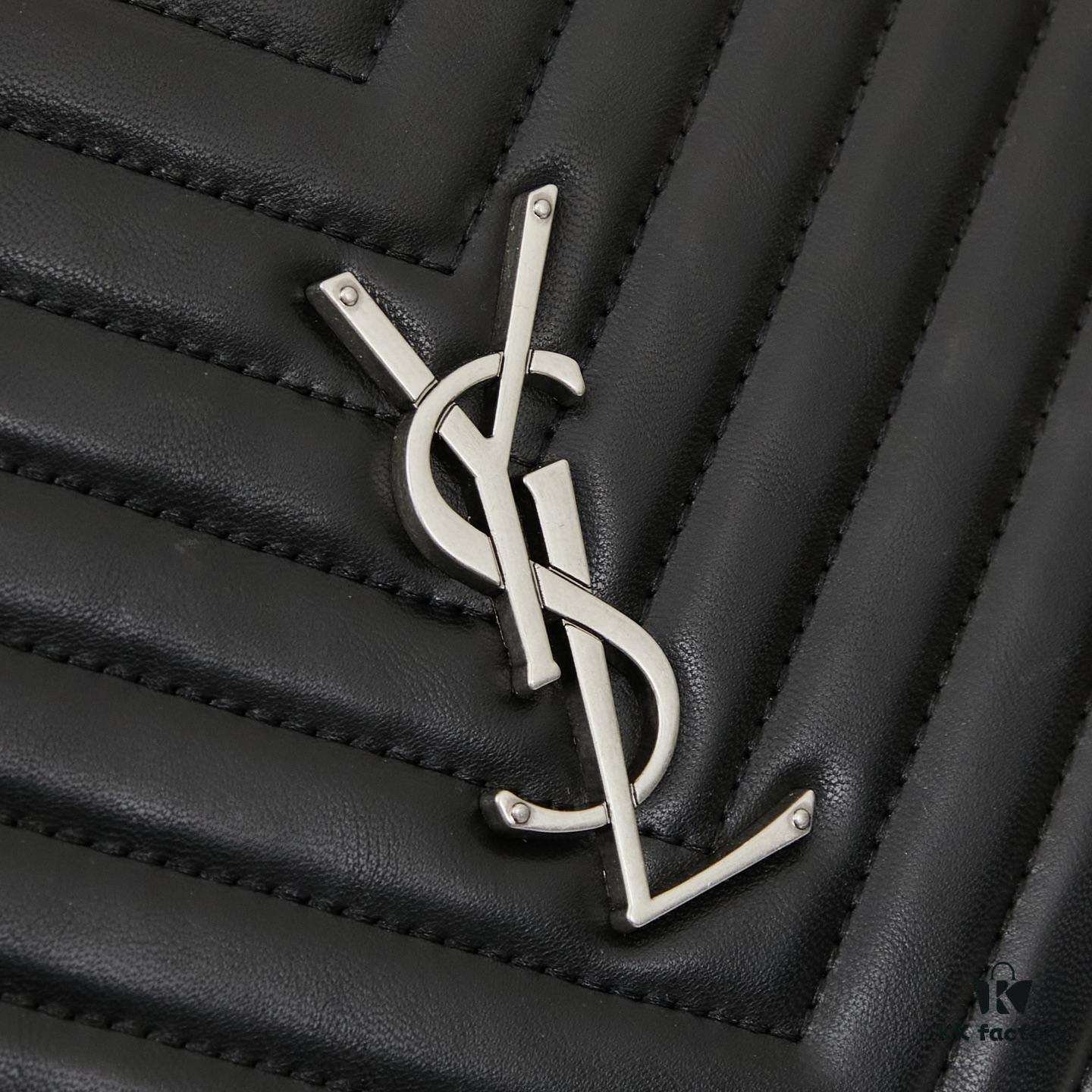 Upgraded LOU Quilted Genuine Leather Camera Bag MONOGRAM SAINT LAURENT Shoulder Bag with Box