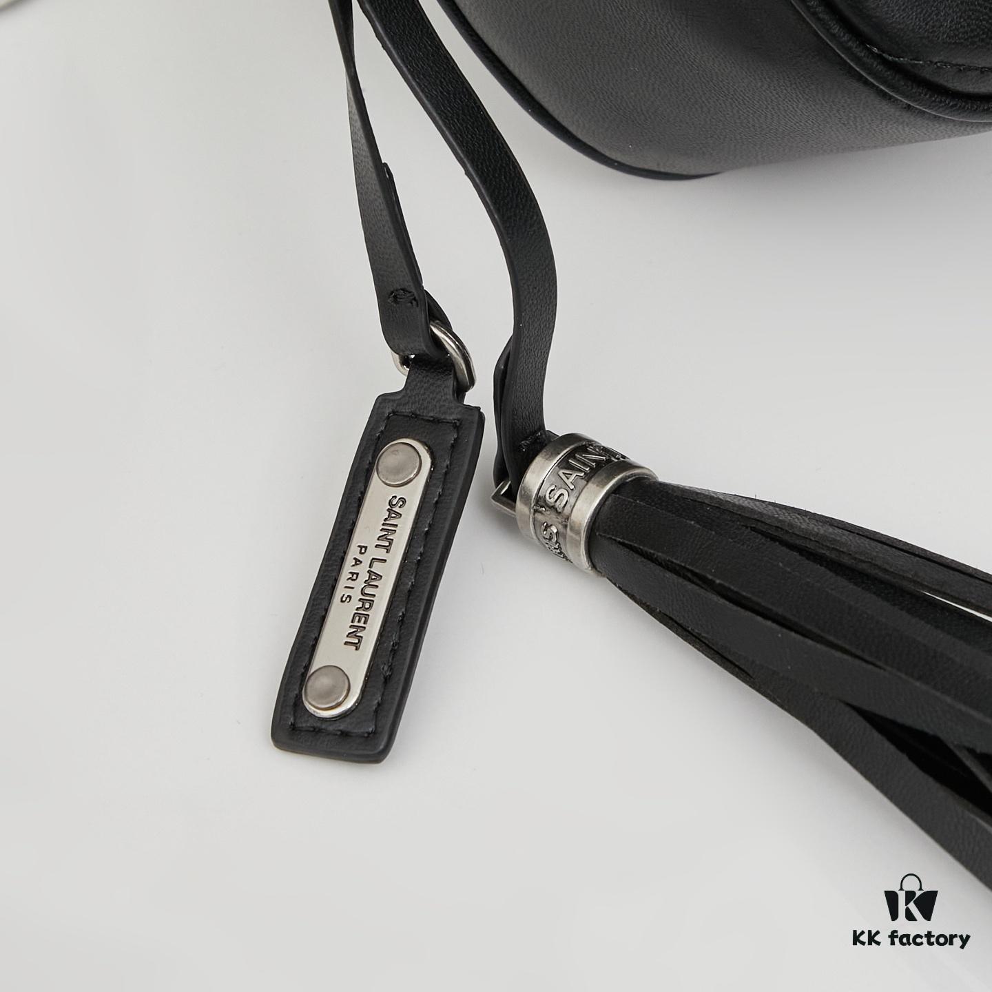 Upgraded LOU Quilted Genuine Leather Camera Bag MONOGRAM SAINT LAURENT Shoulder Bag with Box