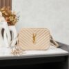 Upgraded YSL Monogram Saint Laurent Quilted Genuine Leather Camera Bag with Box