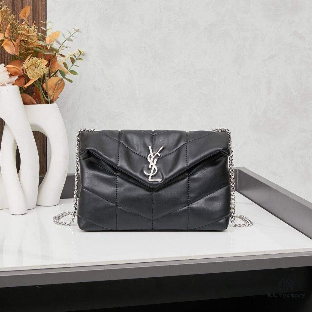 Upgraded Version with Box, Small Size YSL Loulou Puffer Pillow Cloud Bag Recommendation!