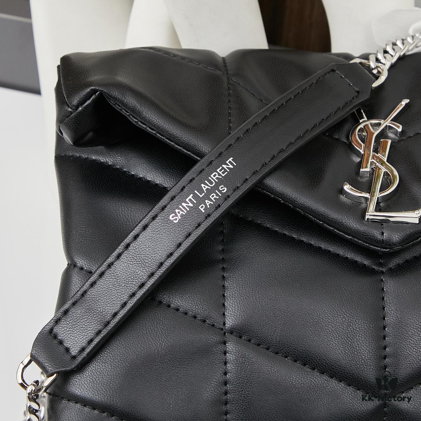 Upgraded Version with Box, Small Size YSL Loulou Puffer Pillow Cloud Bag Recommendation!