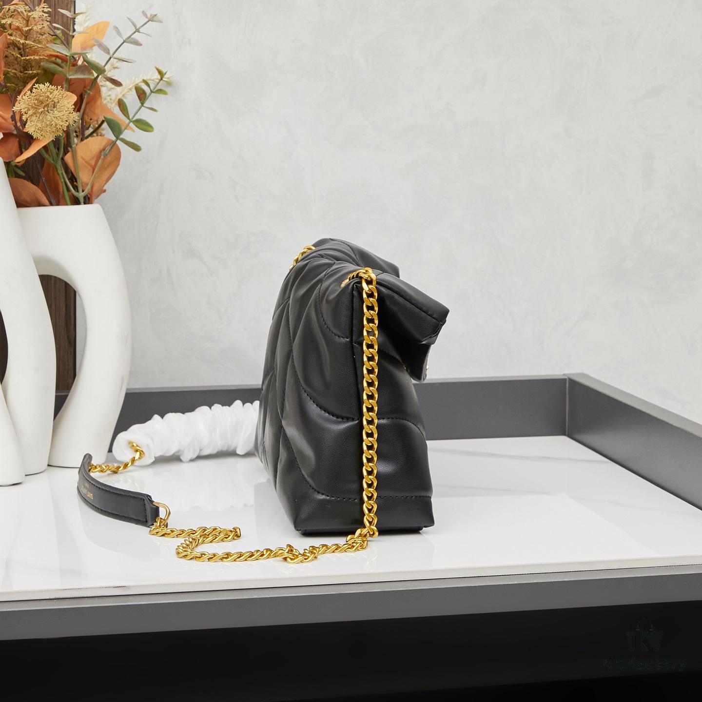 Upgraded Version with Box, Small Size YSL Loulou Puffer Pillow Cloud Bag Recommendation!