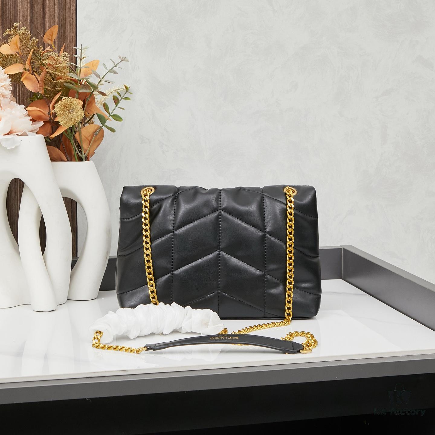 Upgraded Version with Box, Small Size YSL Loulou Puffer Pillow Cloud Bag Recommendation!