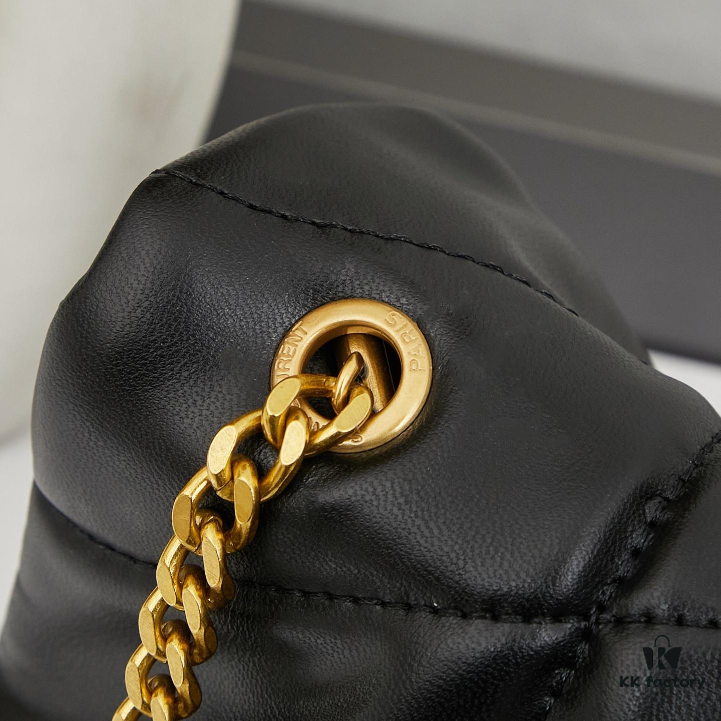 Upgraded Version with Box, Small Size YSL Loulou Puffer Pillow Cloud Bag Recommendation!