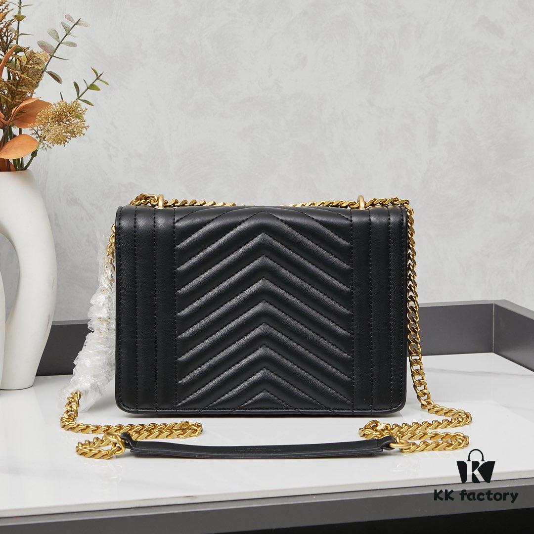 New Arrival with Box 💰 YSL LE MAILLON Quilted Lambskin Chain Bag