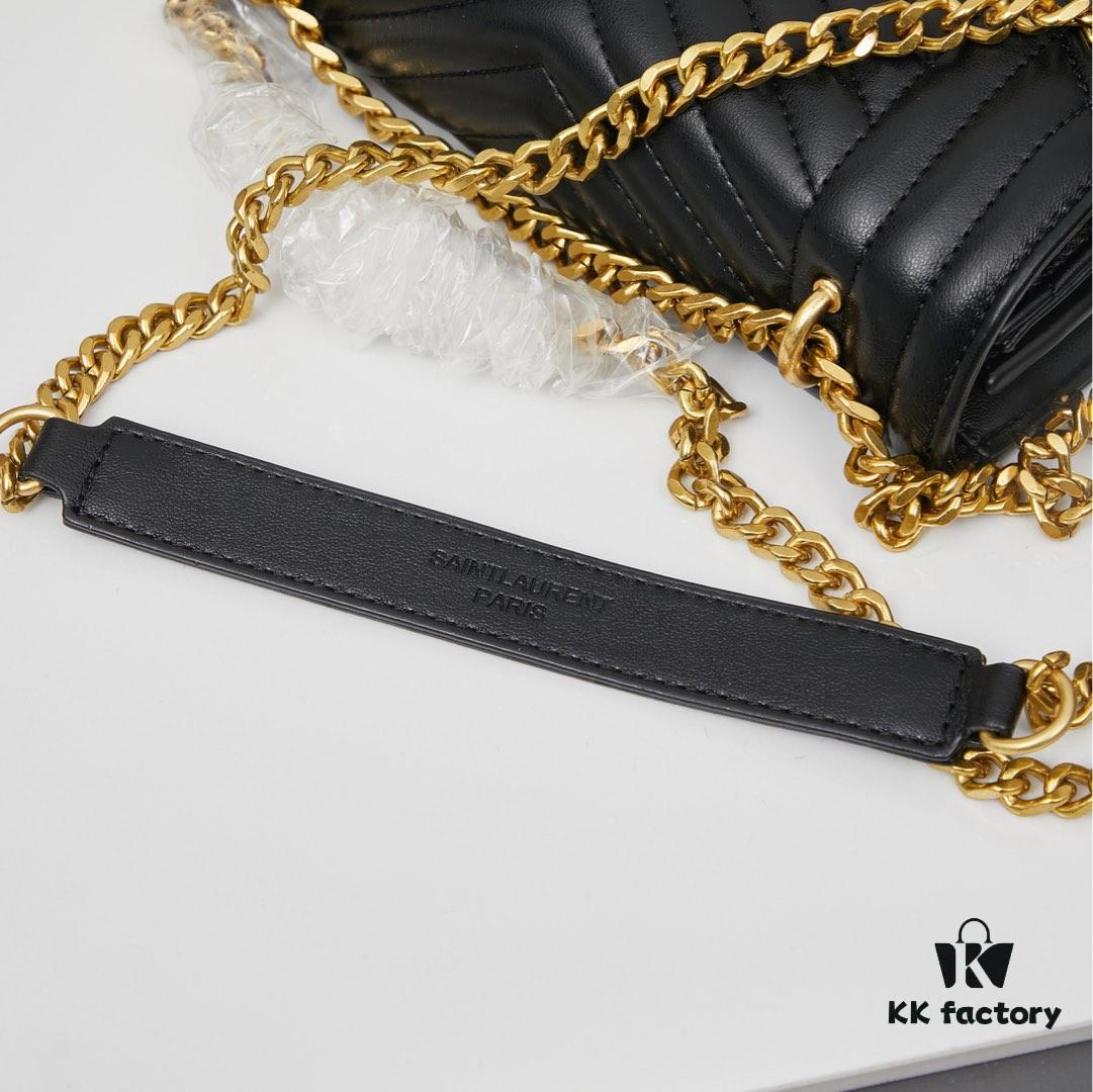 New Arrival with Box 💰 YSL LE MAILLON Quilted Lambskin Chain Bag