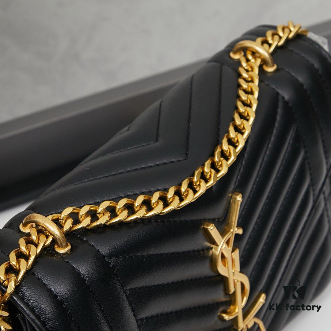 New Arrival with Box 💰 YSL LE MAILLON Quilted Lambskin Chain Bag