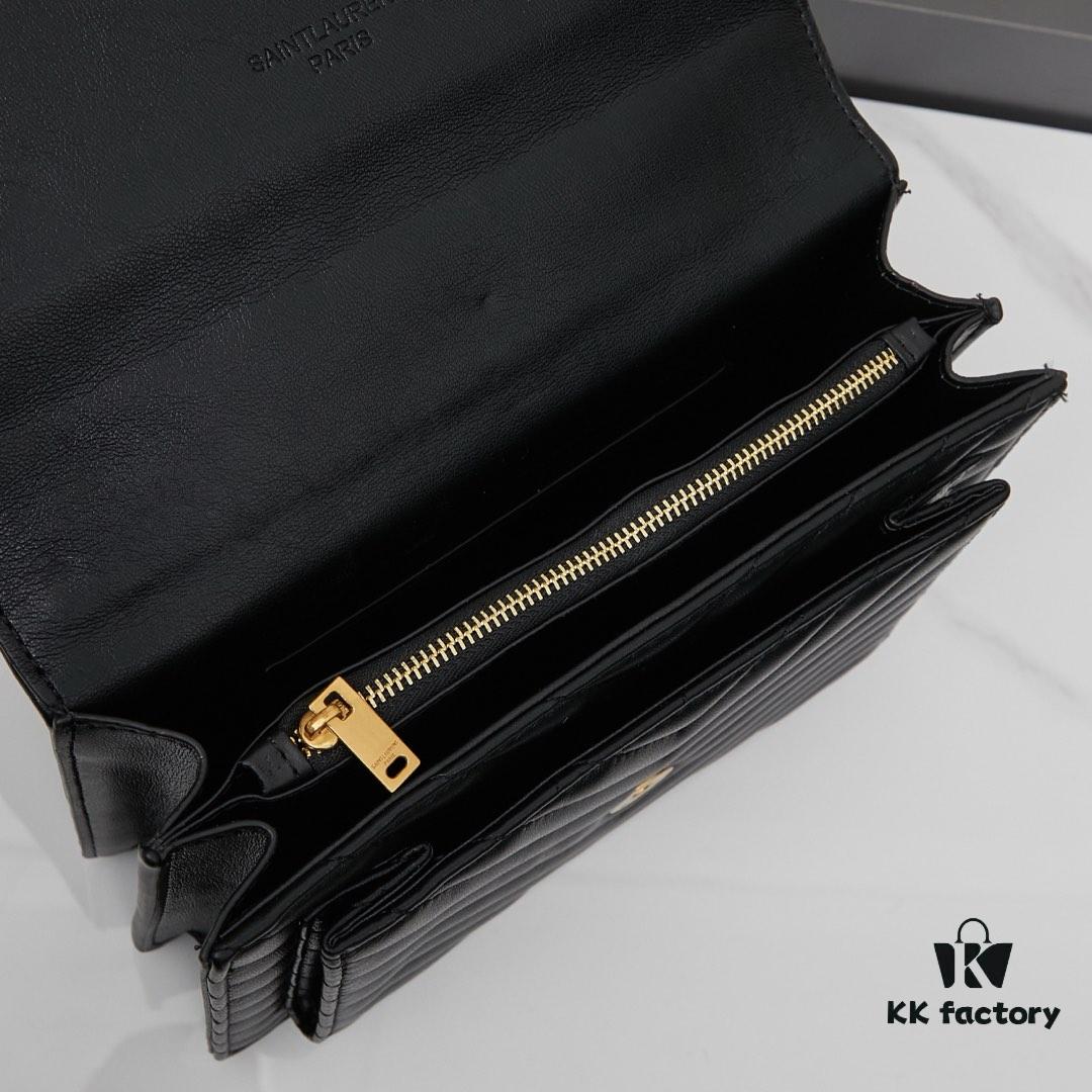 New Arrival with Box 💰 YSL LE MAILLON Quilted Lambskin Chain Bag