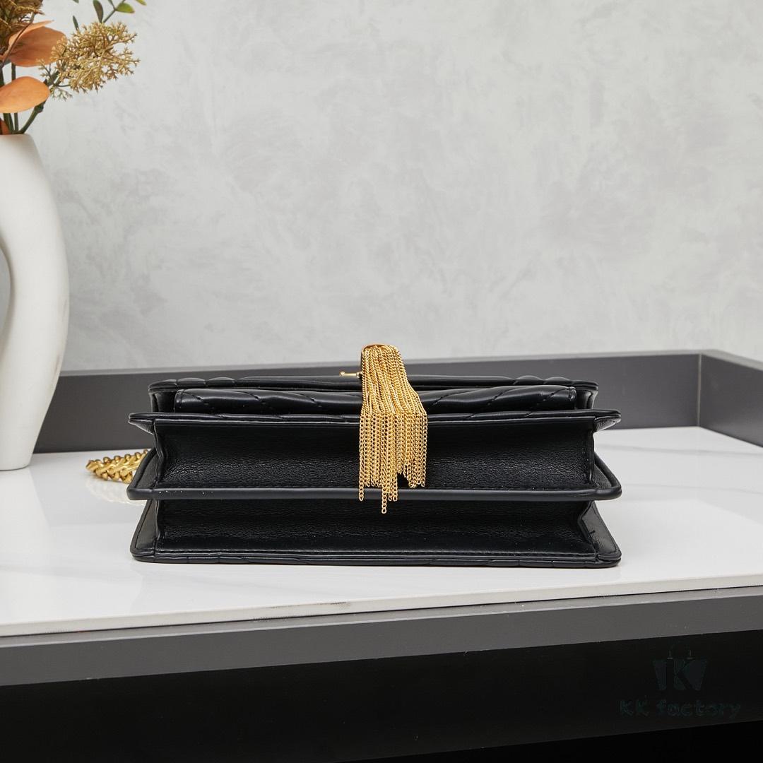 New Arrival with Box 💰 YSL LE MAILLON Quilted Lambskin Chain Bag