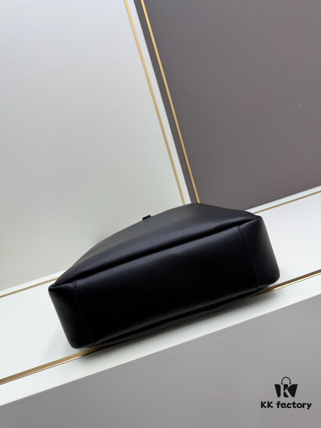 Large New YSL Underarm Bag, Soft and Stylish Calfskin, Spacious for Daily Use