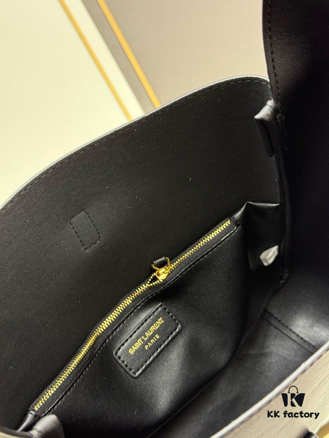 Large New YSL Underarm Bag, Soft and Stylish Calfskin, Spacious for Daily Use