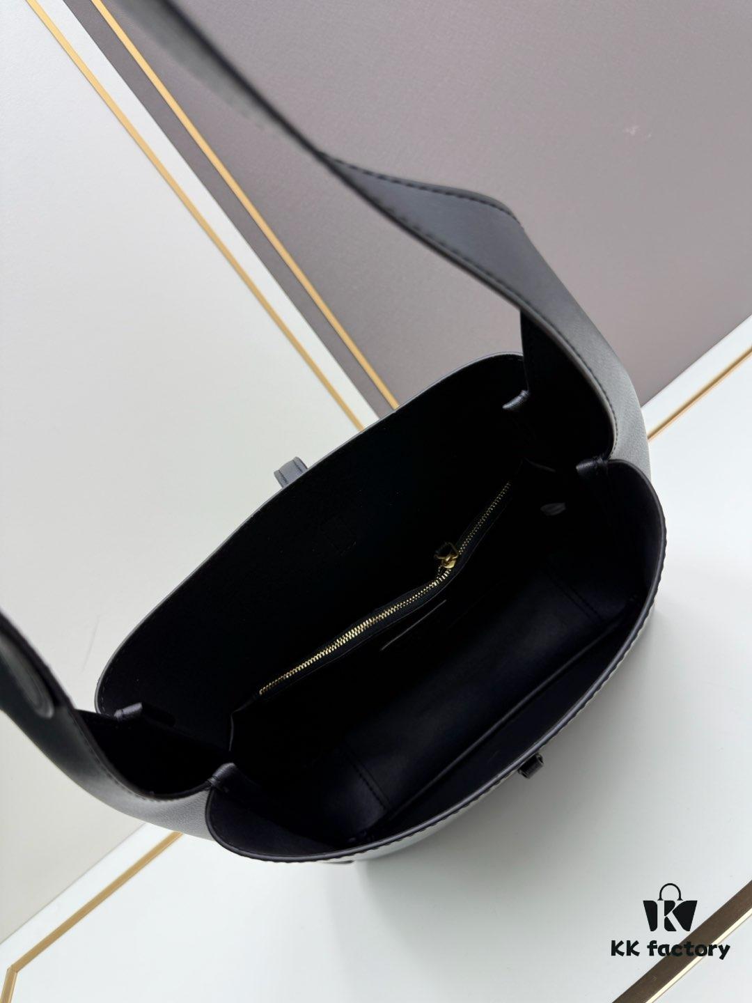 Large New YSL Underarm Bag, Soft and Stylish Calfskin, Spacious for Daily Use