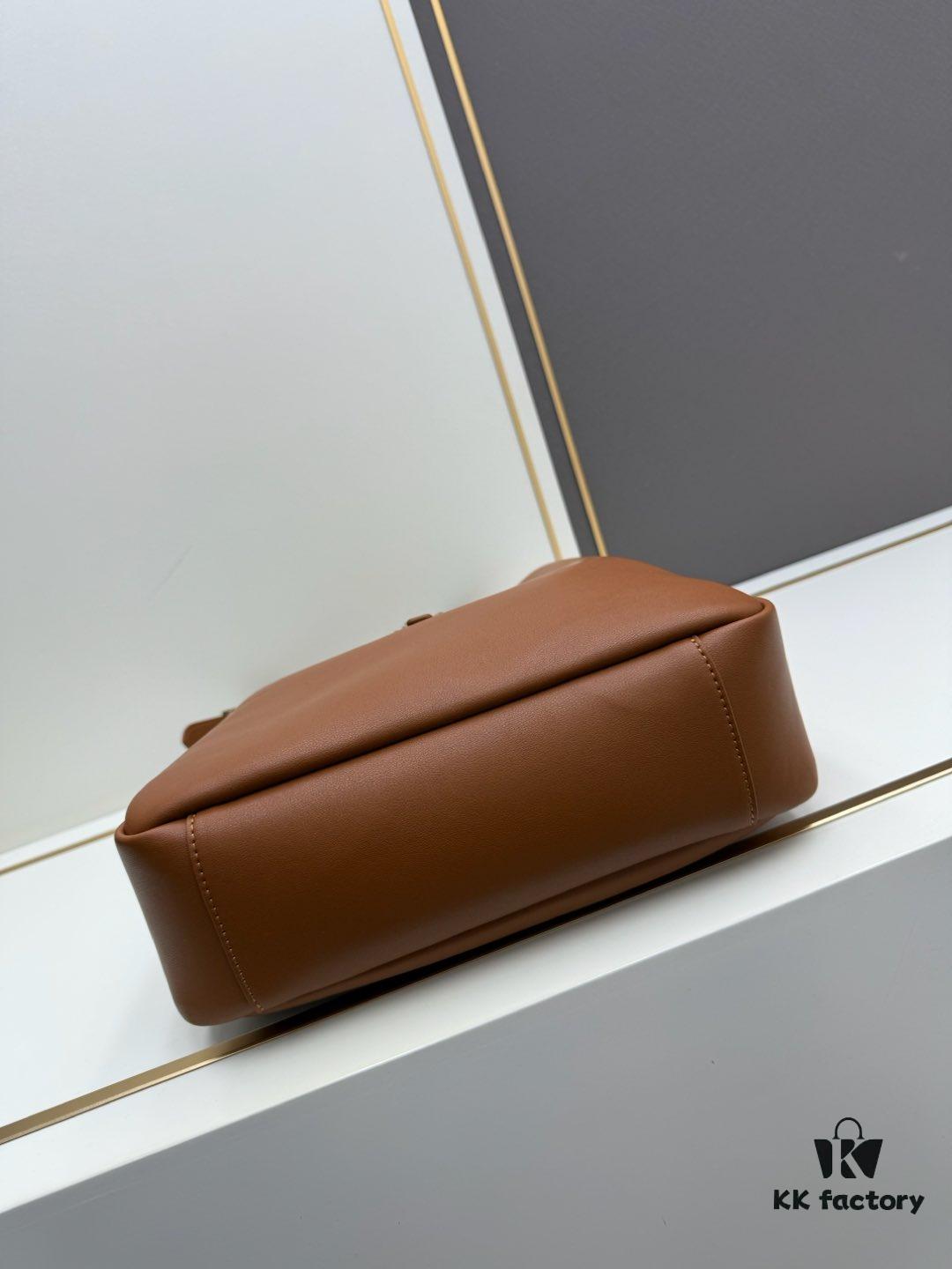 Large New YSL Underarm Bag, Soft and Stylish Calfskin Design with Spacious Capacity
