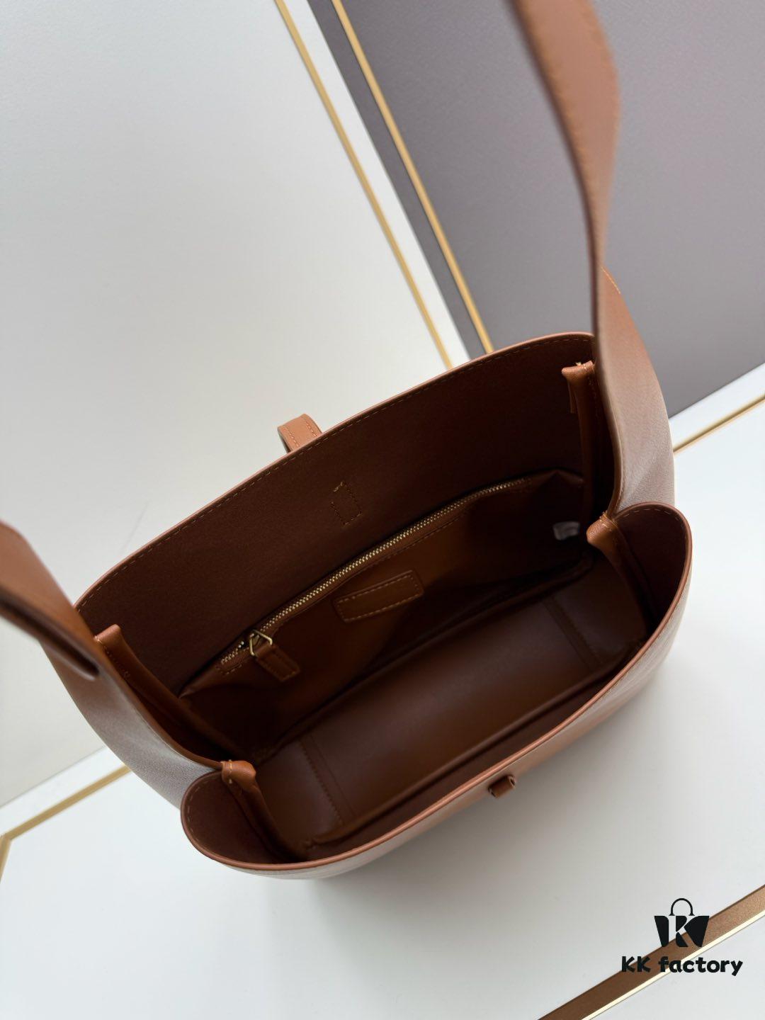 Large New YSL Underarm Bag, Soft and Stylish Calfskin Design with Spacious Capacity