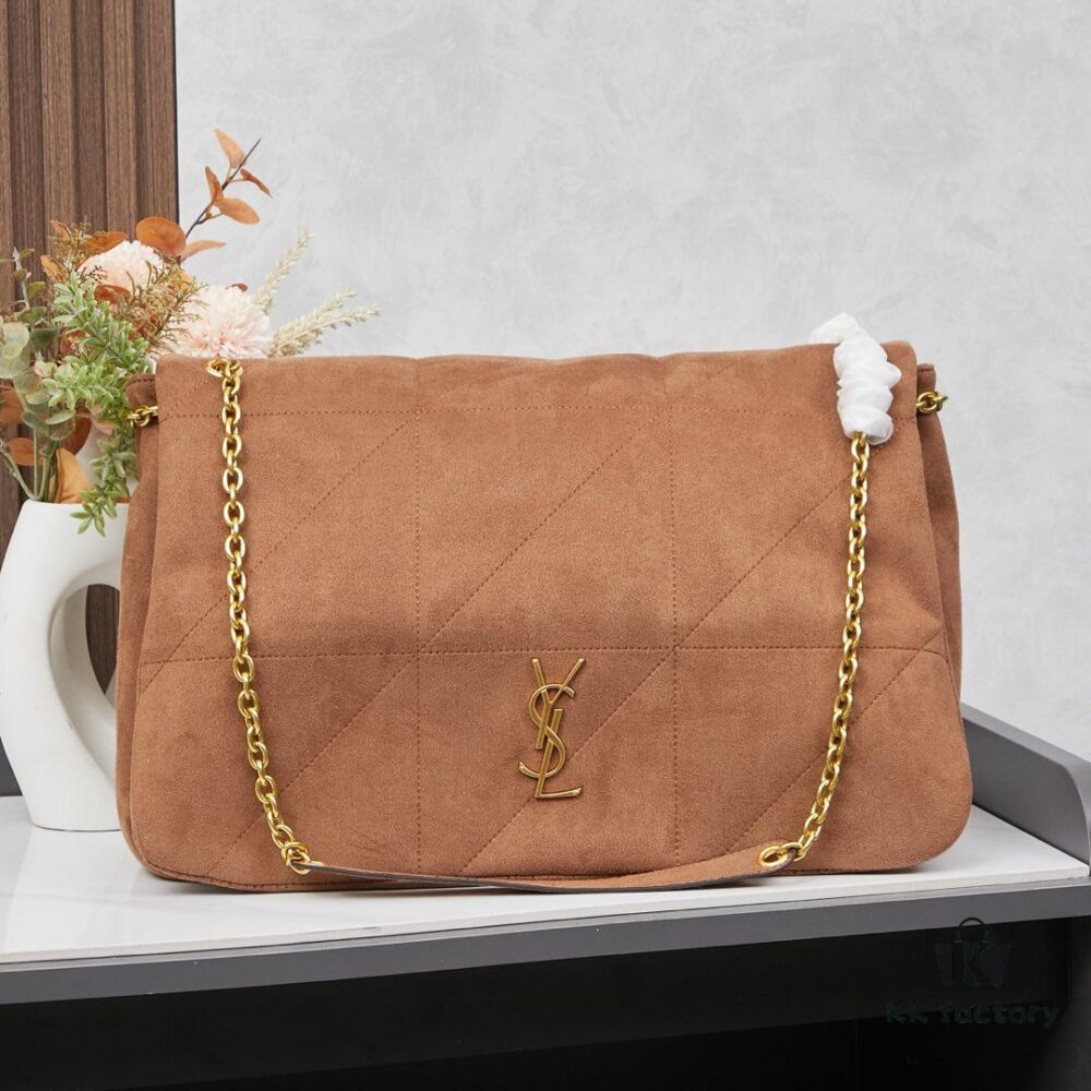 New Arrival with Box 💰 YSL Vintage Classic JAMIE Large Suede Handbag