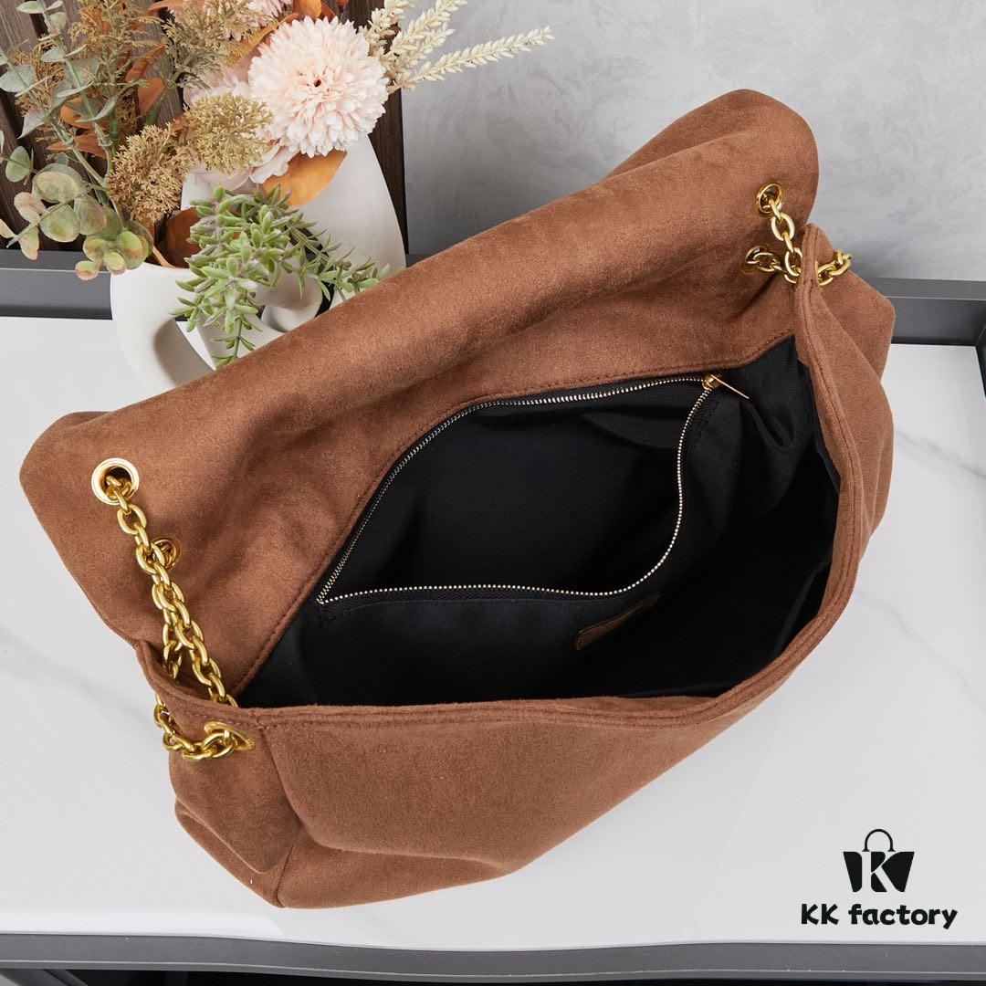 New Arrival with Box 💰 YSL Vintage Classic JAMIE Large Suede Handbag