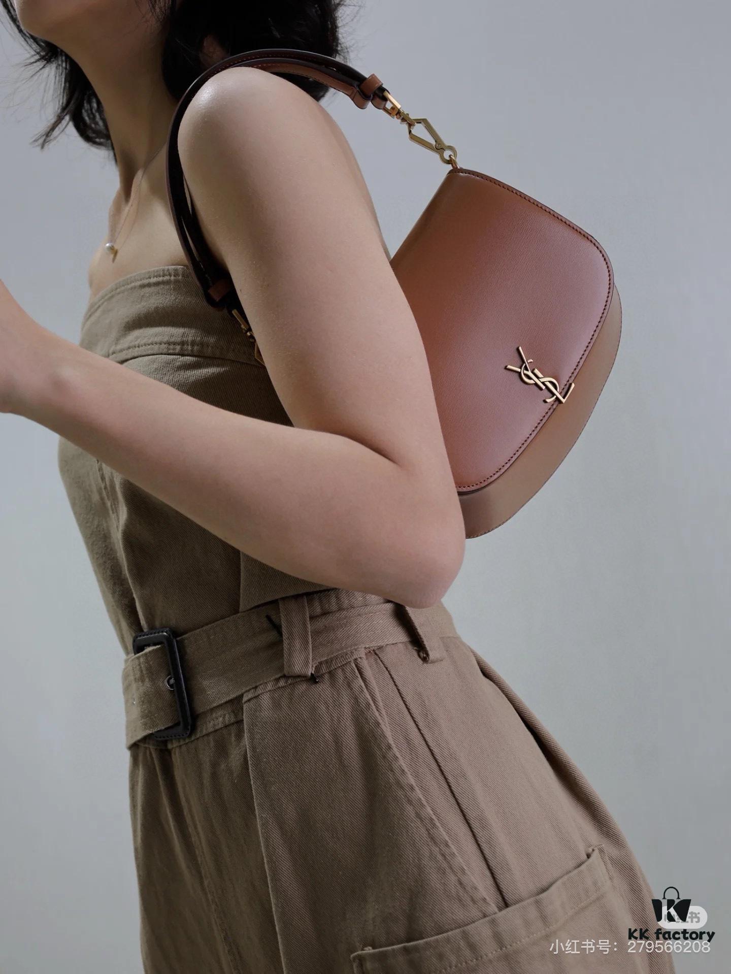 New Voltairé Box Style Bag – Sleek Design with Rich French Elegance, YSL-Inspired Saddle Bag Fusion