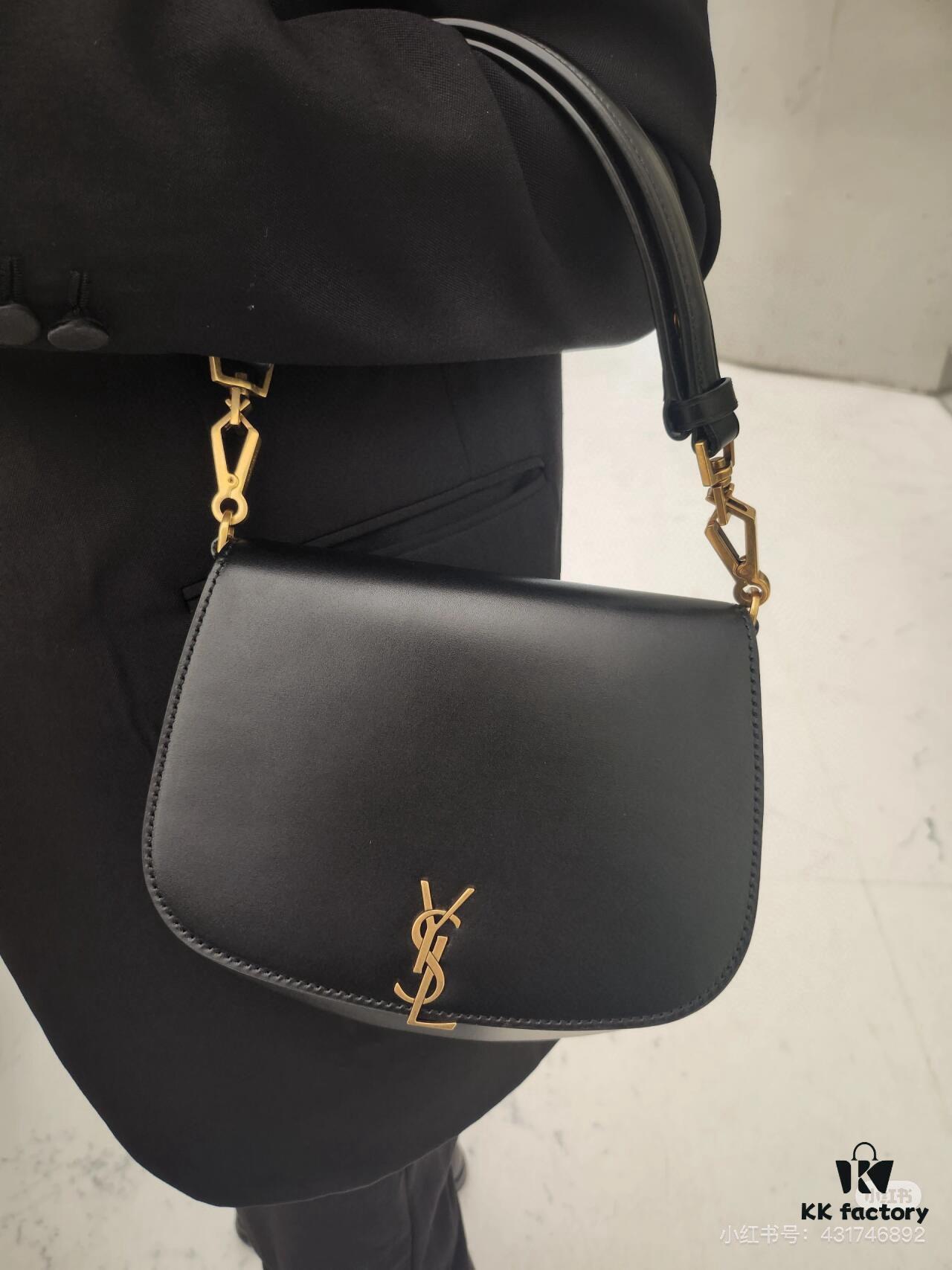 New Voltairé Box Style Bag – Sleek Design with Rich French Elegance, YSL-Inspired Saddle Bag Fusion