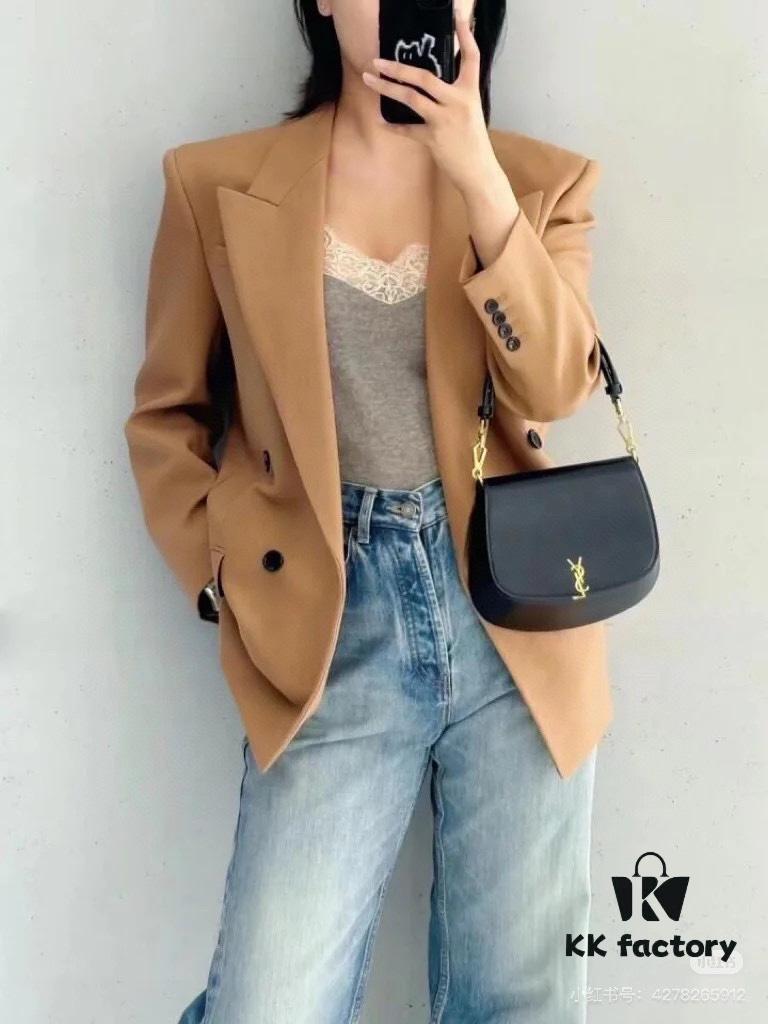 New Voltairé Box Style Bag – Sleek Design with Rich French Elegance, YSL-Inspired Saddle Bag Fusion