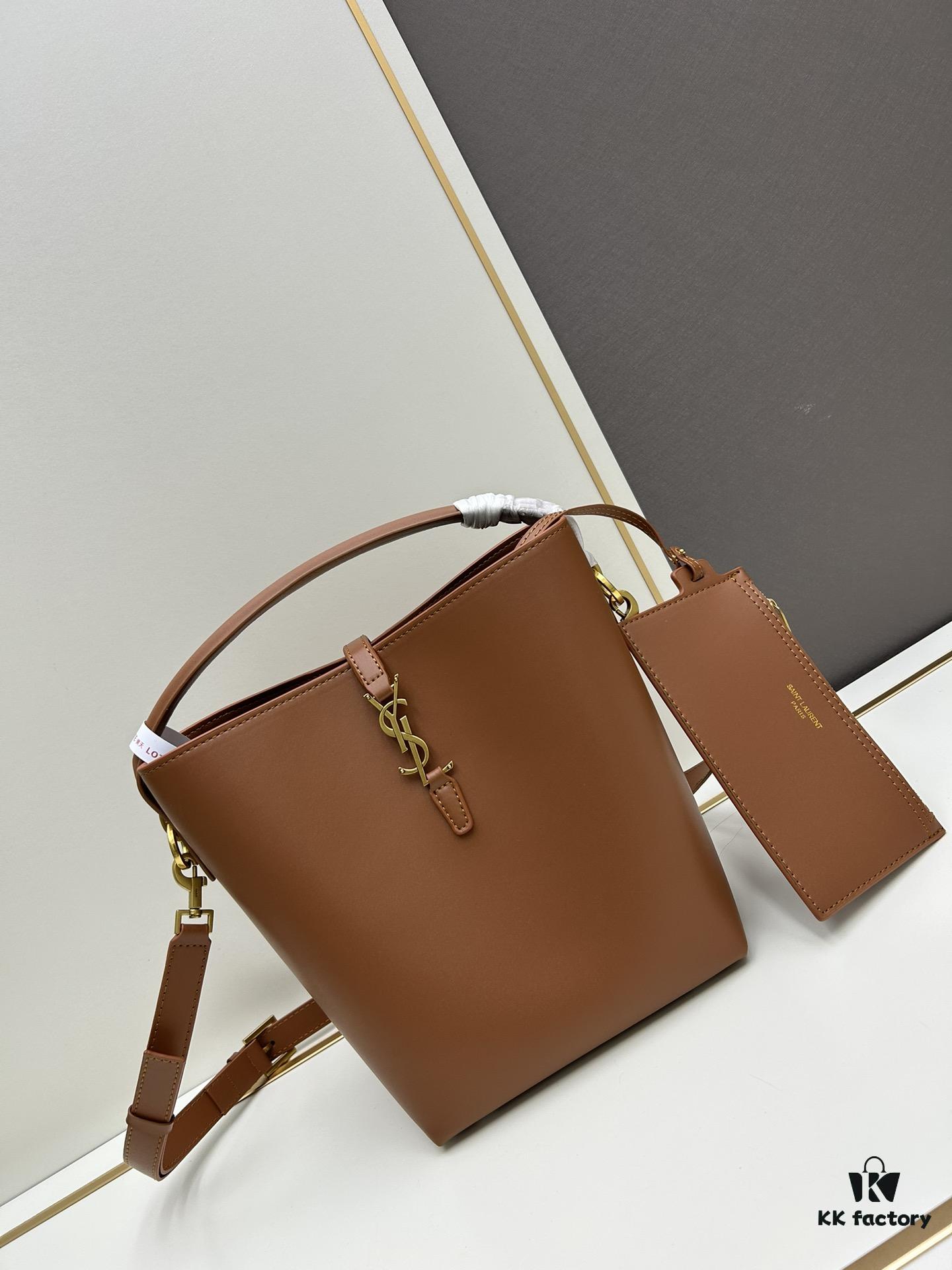 New Arrival Large YSL Bucket Bag with Box 💰 Must-Have Item! Authentic YSL LE37 Bucket Bag, Celebrity Style, Limited Quantity!