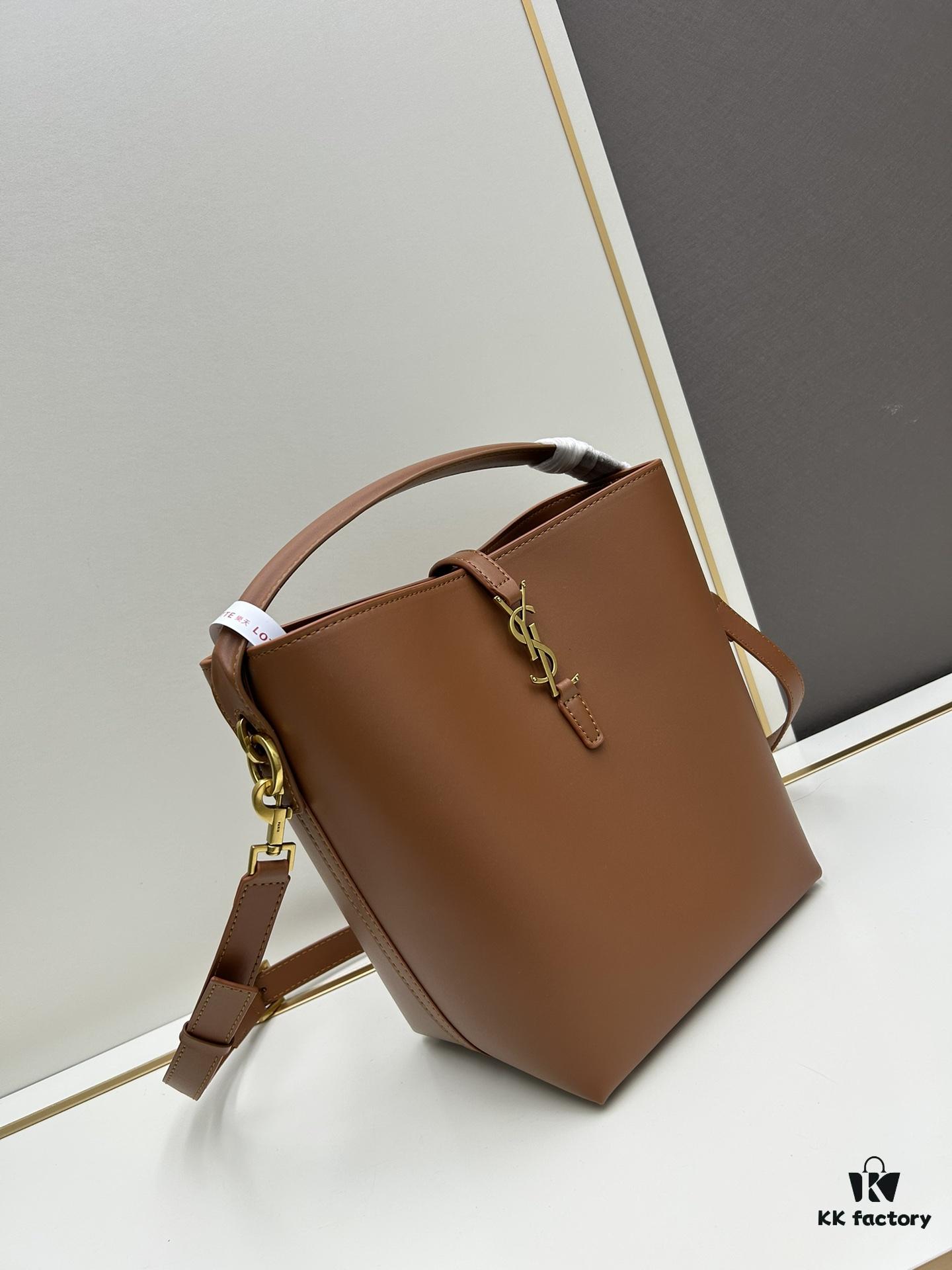 New Arrival Large YSL Bucket Bag with Box 💰 Must-Have Item! Authentic YSL LE37 Bucket Bag, Celebrity Style, Limited Quantity!