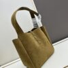New Arrival with Box 💰 Autumn-Winter 2024 Le Bea. Suede Gold Leaf Color BEA Tote Bag