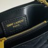 Medium YSL LOU LOU Suede Leather Chain Shoulder Bag with Box ||| Loulou Black Brown Nubuck