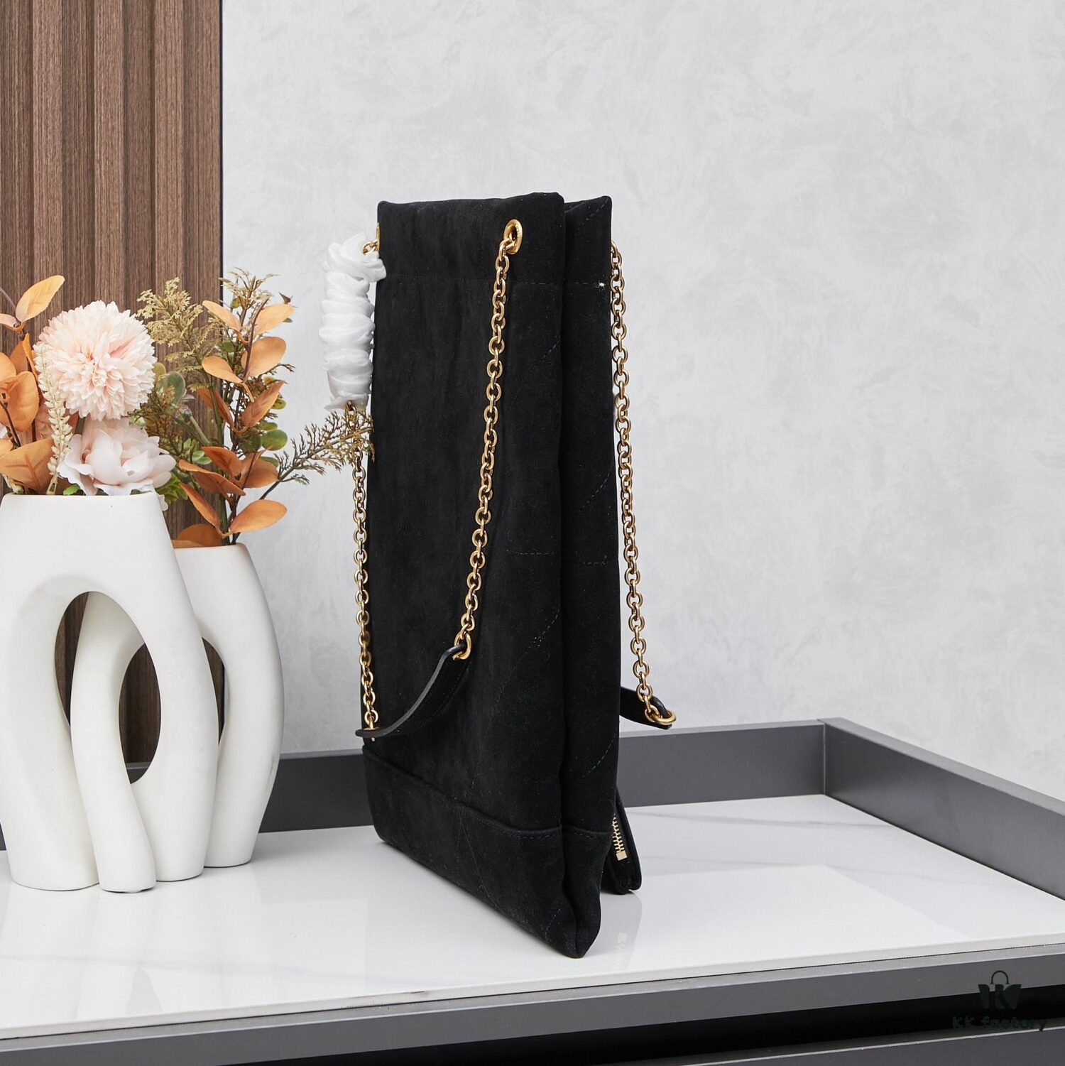 New Matte Cropped Leather Bag with Box 💰 YSL Jamie Tote