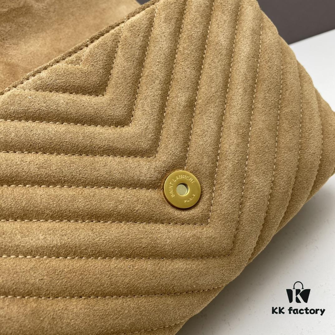 YSL Monogram College Saffiano Leather Fringe Crossbody Bag