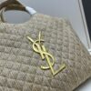 New YSL Oversized Logo Quilted Tote Bag