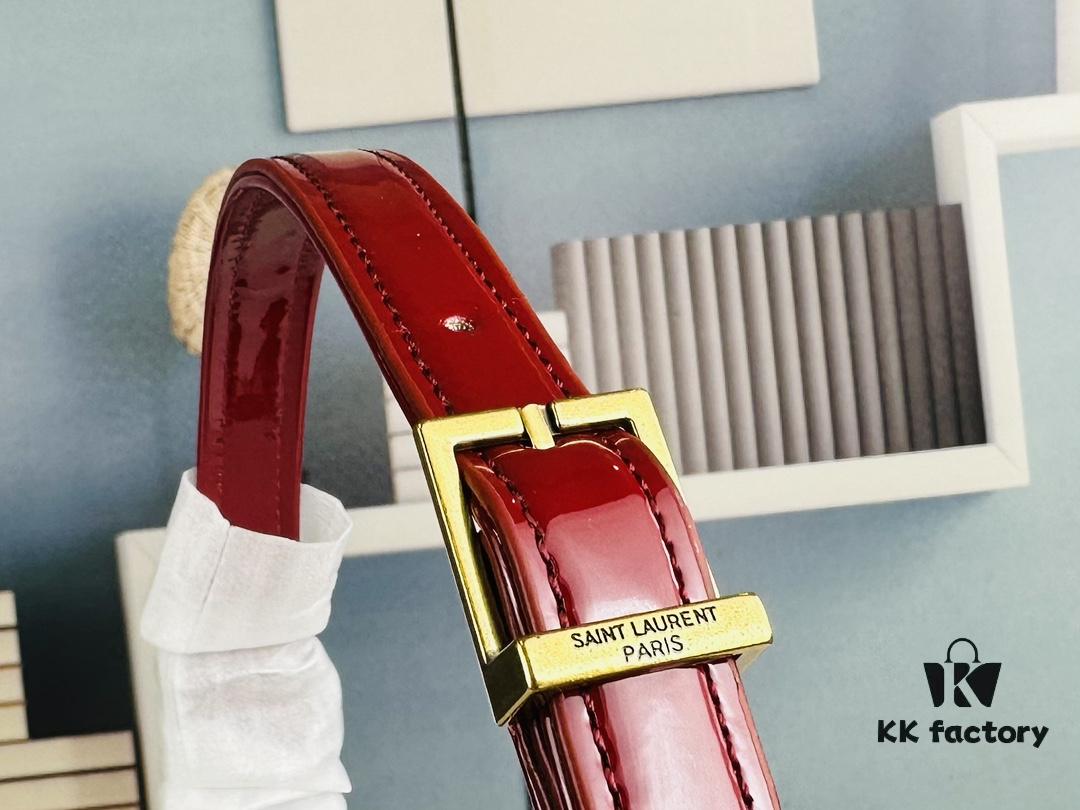 YSL Saint Laurent Hobo Bag in Patent Leather with Box