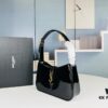 YSL Saint Laurent Hobo Shoulder Bag in Patent Leather with Box