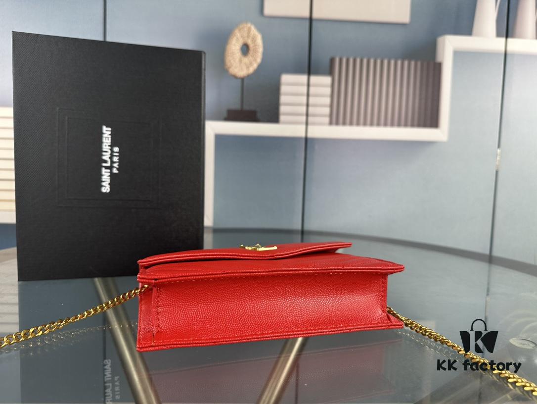 Box Set Batch Bags Industry's YYDS—YSL Monogram Black Gold Caviar Leather Chain Bag