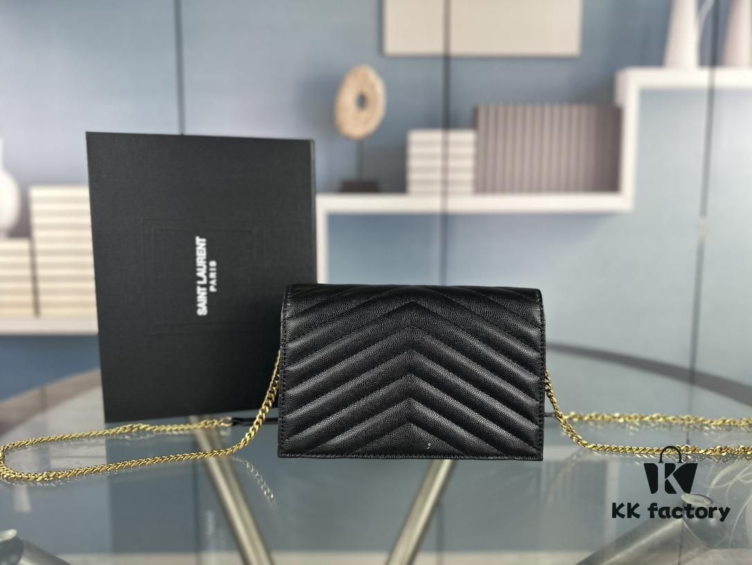 YSL Monogram Black and Gold Caviar Leather Chain Bag – The Ultimate Holy Grail in the World of Handbags