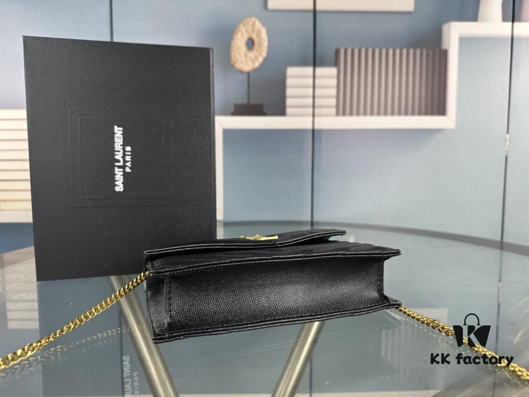 YSL Monogram Black and Gold Caviar Leather Chain Bag – The Ultimate Holy Grail in the World of Handbags