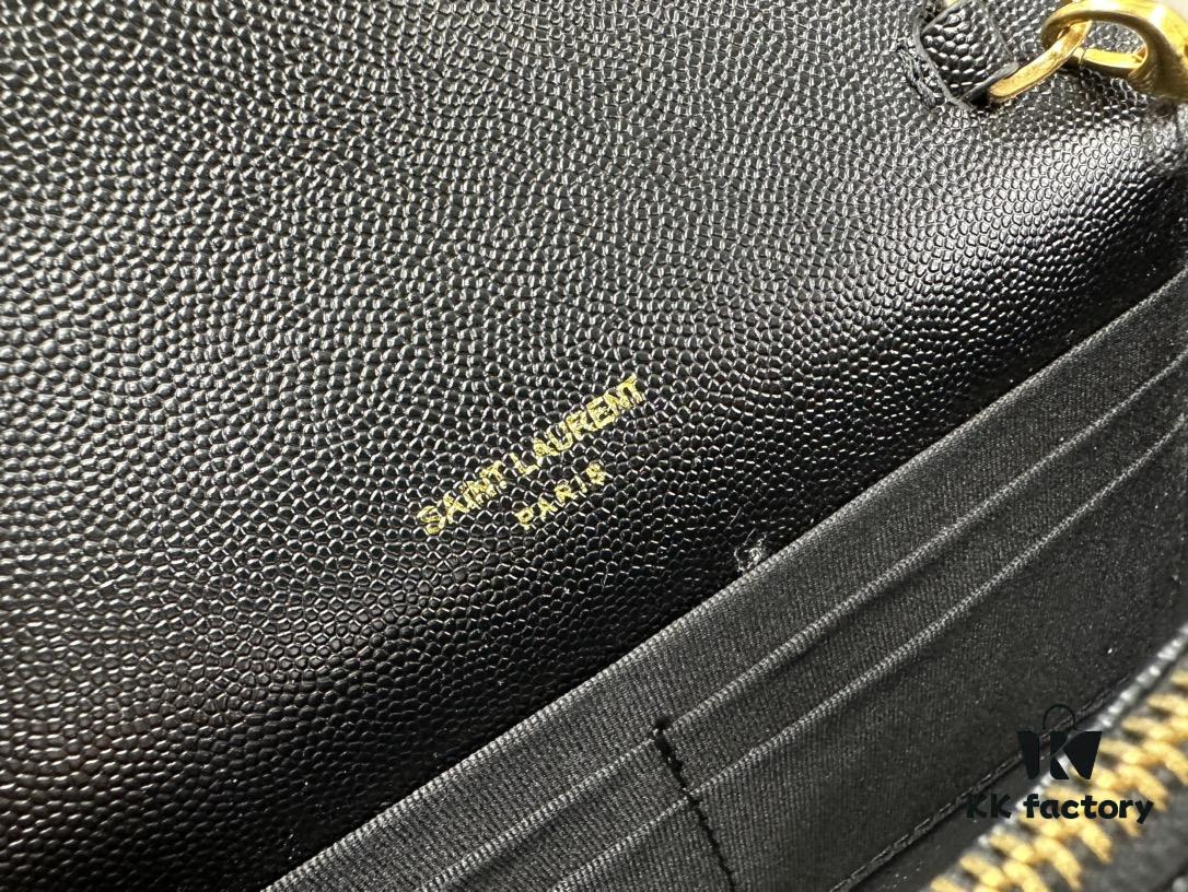 YSL Monogram Black and Gold Caviar Leather Chain Bag – The Ultimate Holy Grail in the World of Handbags