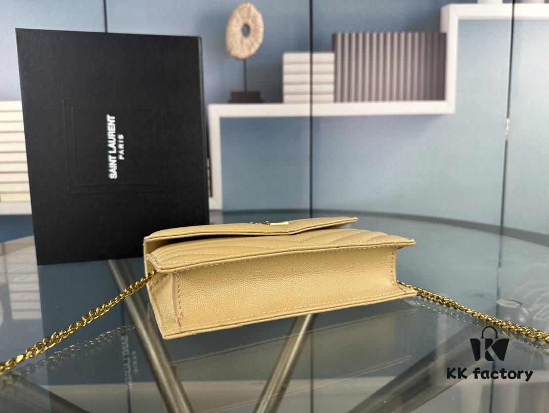 Box Set Batch Bags' YOLO - YSL Monogram Black Gold Caviar Leather Chain Bag